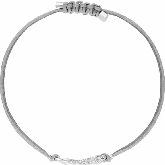 NWT Swarovski Crystal Power Collection Hook Bracelet, Gray, Rhodium 5511778 - Picture 3 of 4